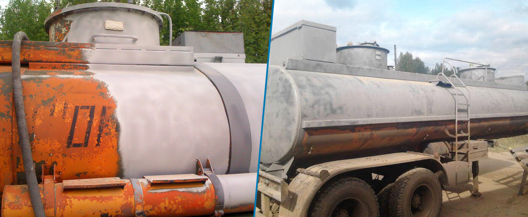 Чистка цистерн бензовозов