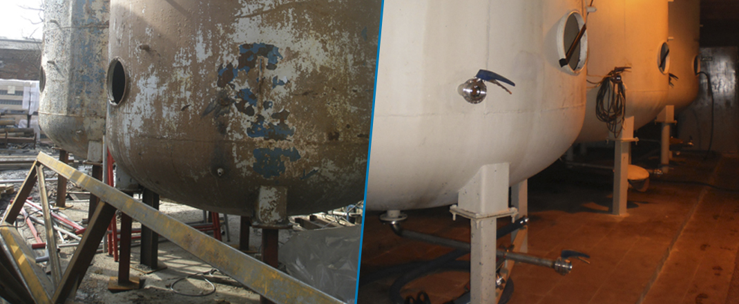 Покраска резервуаров в 